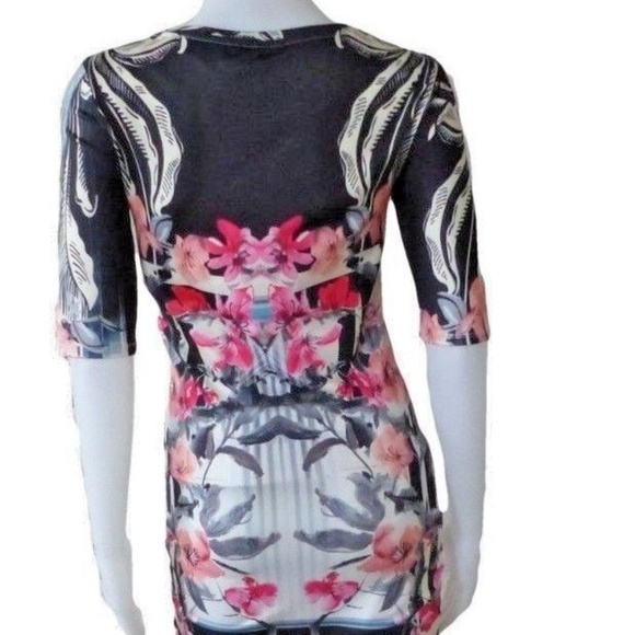 NWT Topshop Floral Bodycon Dress (Nordstrom) - Picture 7 of 8